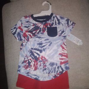 Tie dyed toddler set